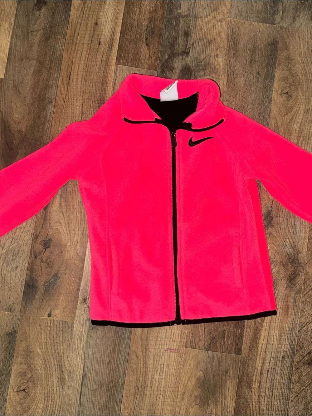 Nike Kids'  Pink Fleece Jacket - Cozy Zip-Up